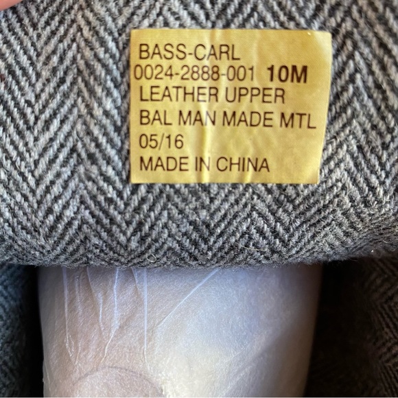 G.H.Bass & Co. Black Pebbled Leather Carl Boots - Picture 4 of 15